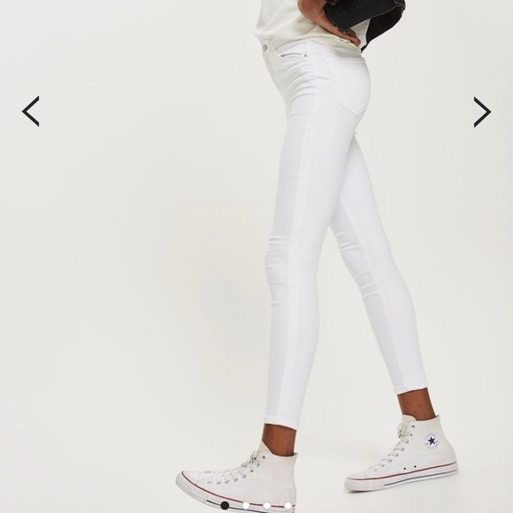 Topshop Denim - EUC White Jamie Skinny Jeans - W25, L32